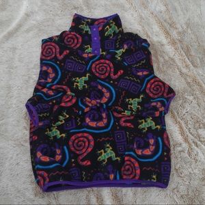 lizard pattern pullover ☾